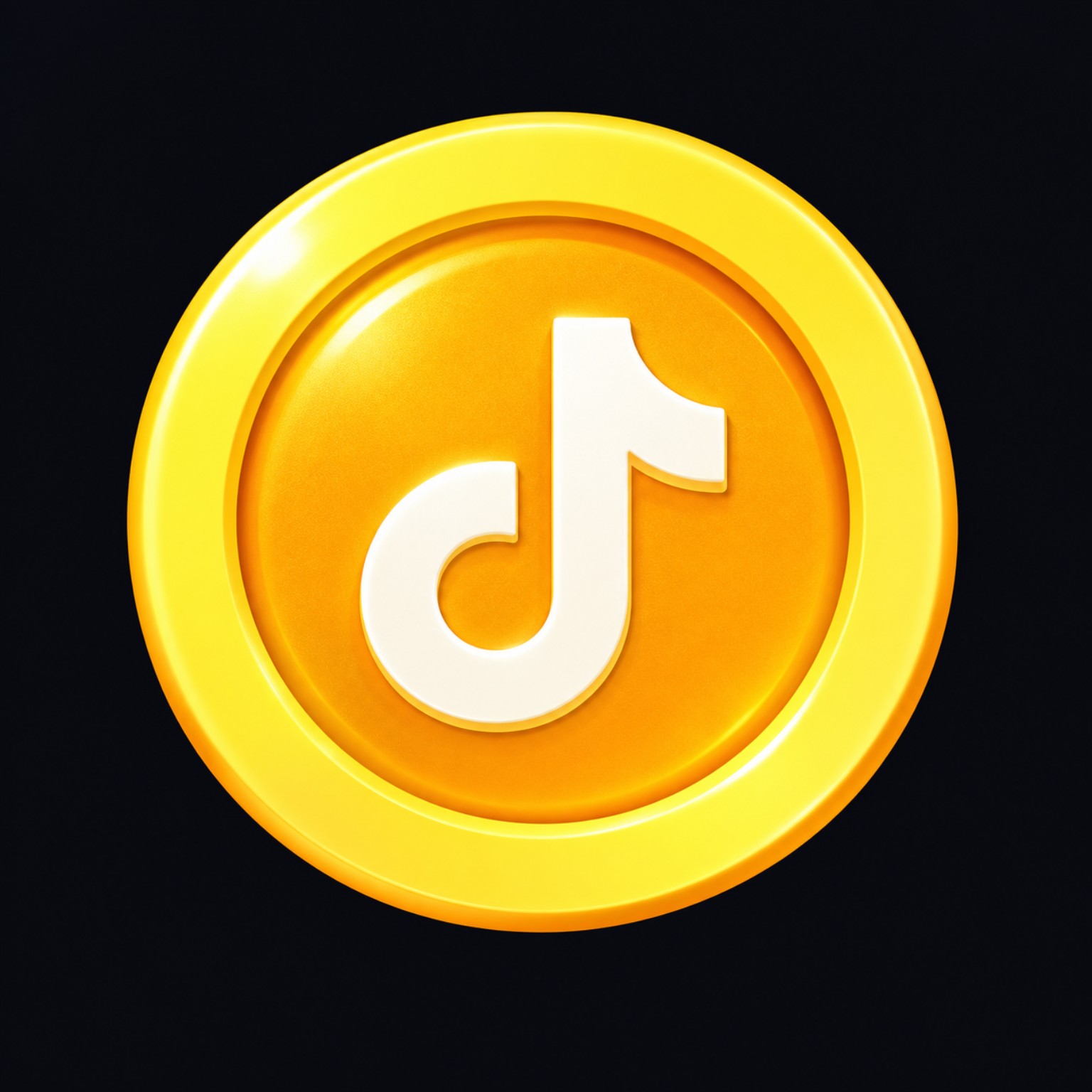 TikTok Coin 3D